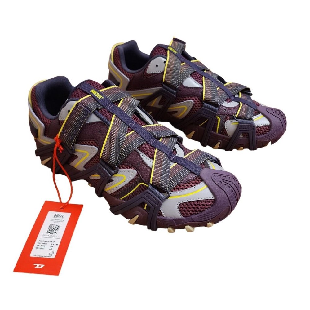 DIESEL S-PROTOTYPE-CR LIMITED EDITION SHOES US 10 EUR 43 RARE GRAPE WINE PURPLE